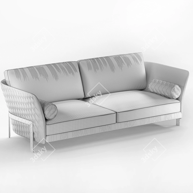Cosmo Circle Sofa Set: Modern, Stylish, and Versatile 3D model image 10