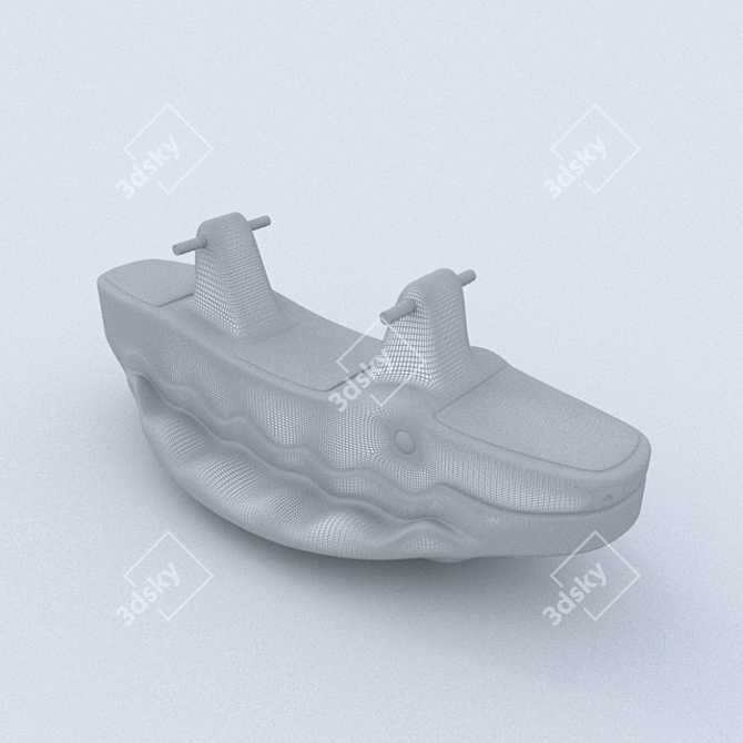 Croco Fun Seesaw 3D model image 3