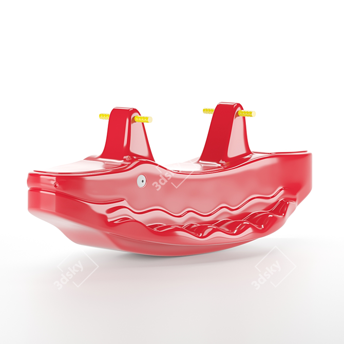 Croco Fun Seesaw 3D model image 4