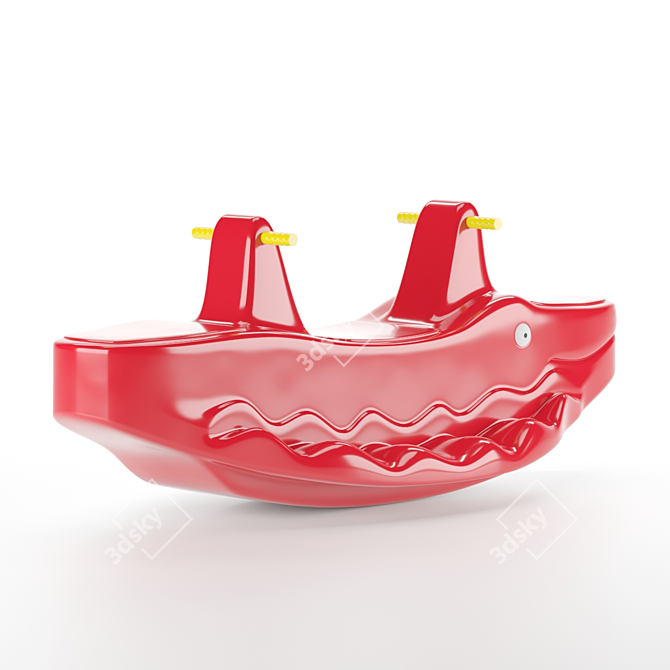 Croco Fun Seesaw 3D model image 5