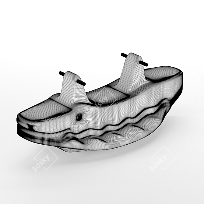 Croco Fun Seesaw 3D model image 6