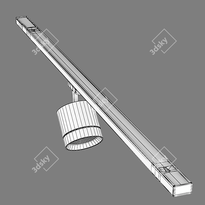 Canno Lightstar LED Track Light 3D model image 4