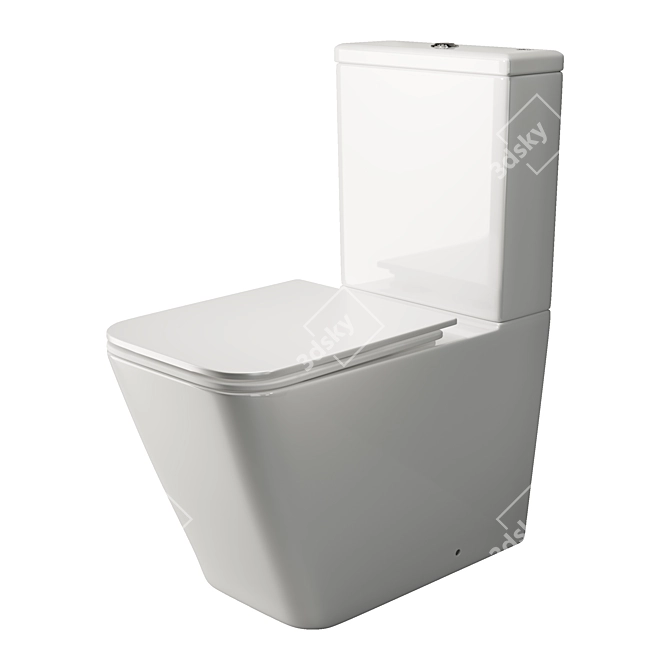 Ceramica Nova X-Cube 3D Floorstanding Toilet 3D model image 1