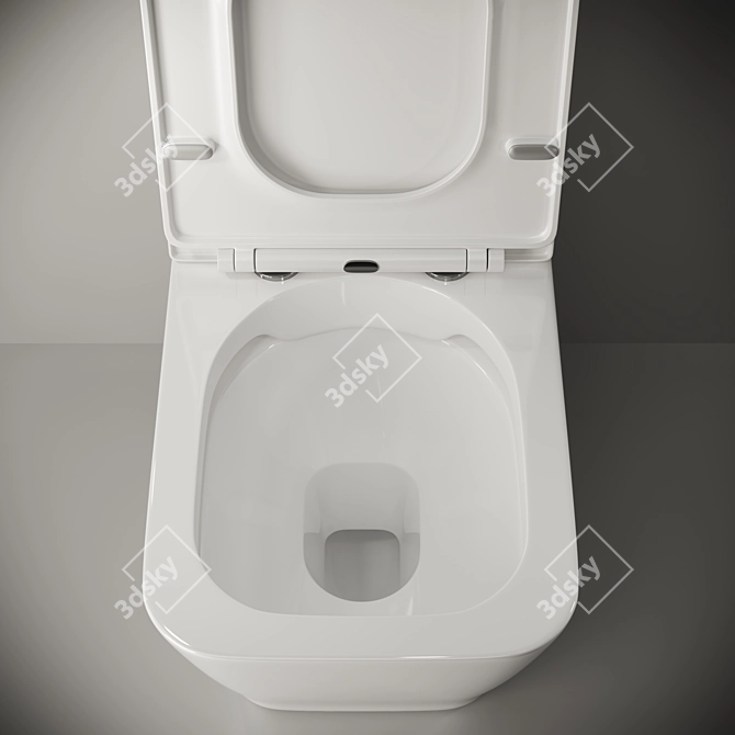 Ceramica Nova X-Cube 3D Floorstanding Toilet 3D model image 4