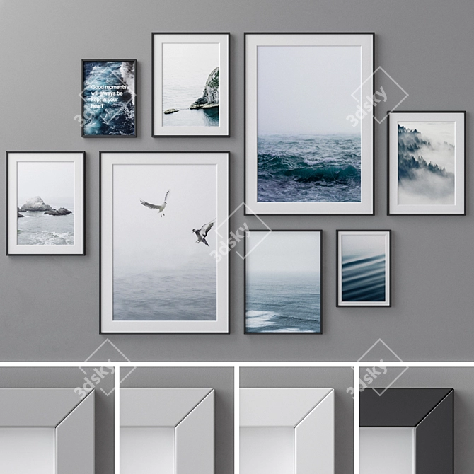 Multi-Color Frame Set: 4 Colors 3D model image 2