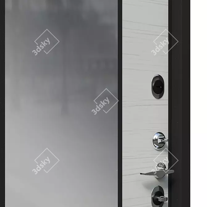 Securemme-Portalle: Innovative Entry Doors 3D model image 2