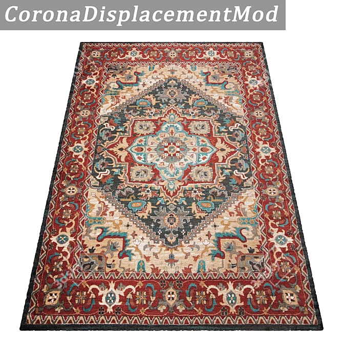 Versatile Set of High-Quality Carpets 3D model image 4