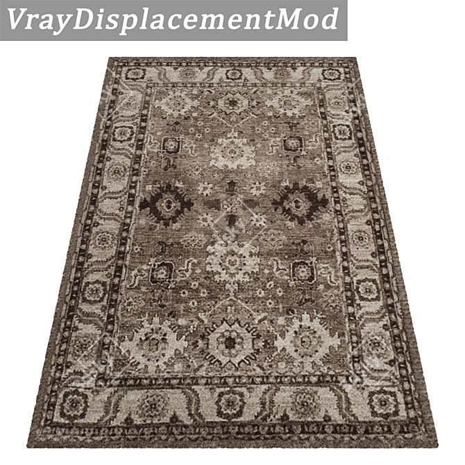 Luxury Carpets Set: High-Quality Textures 3D model image 3