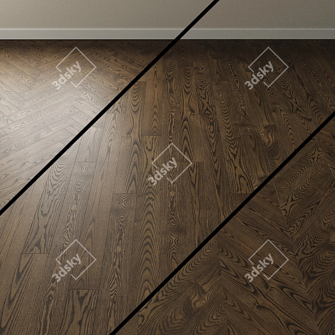 Inspire Cappuccino Ash Parquet 3D model image 1