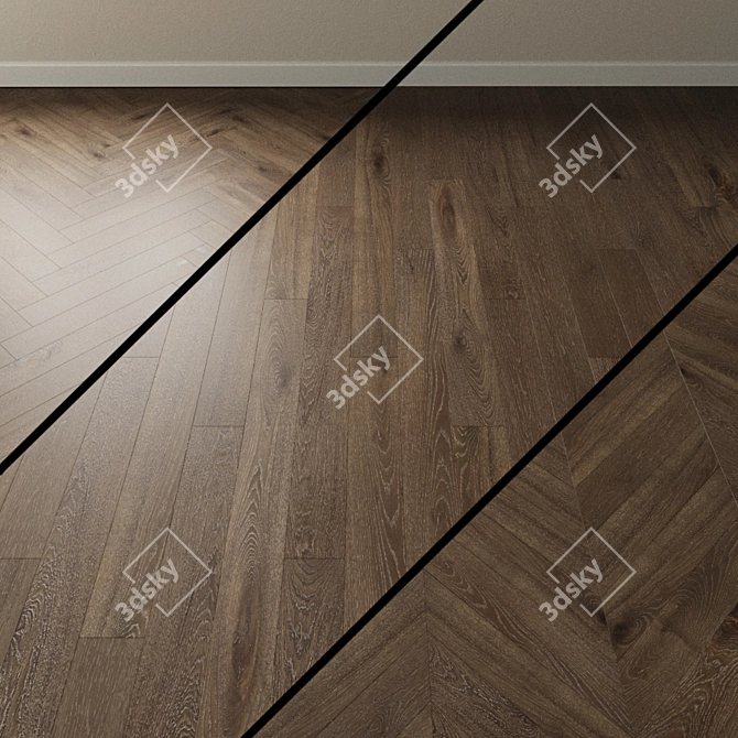 Smoky Topaz Oak Parquet 3D model image 1