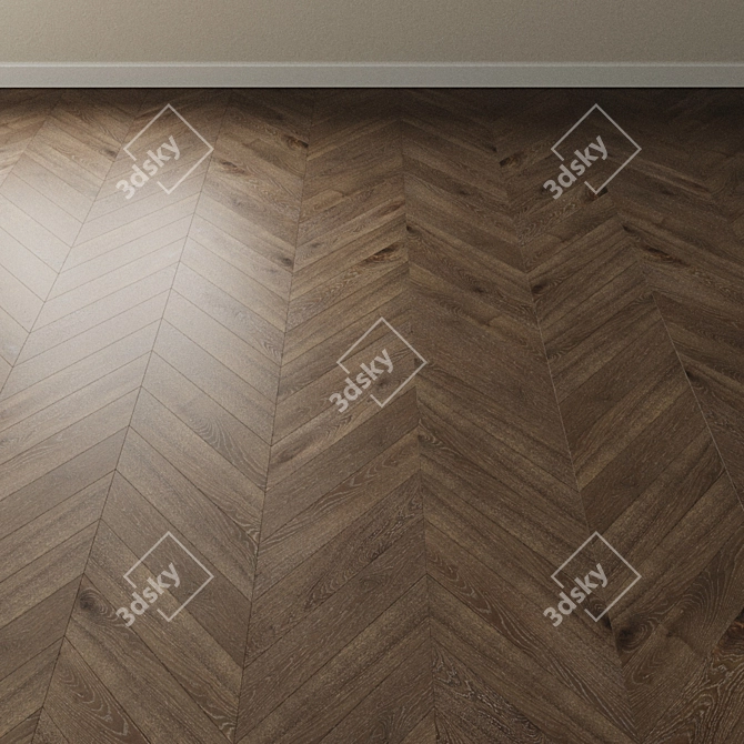 Smoky Topaz Oak Parquet 3D model image 2