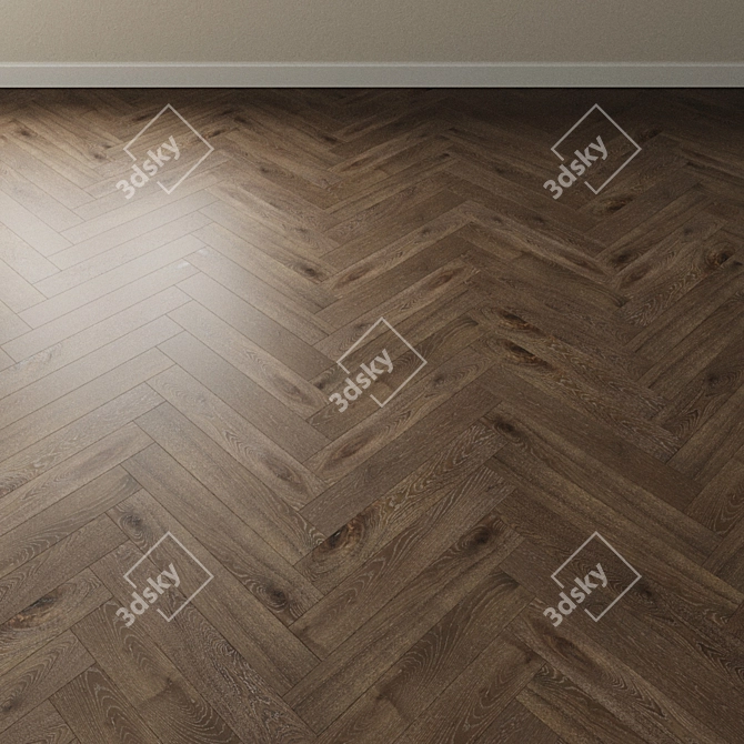 Smoky Topaz Oak Parquet 3D model image 3