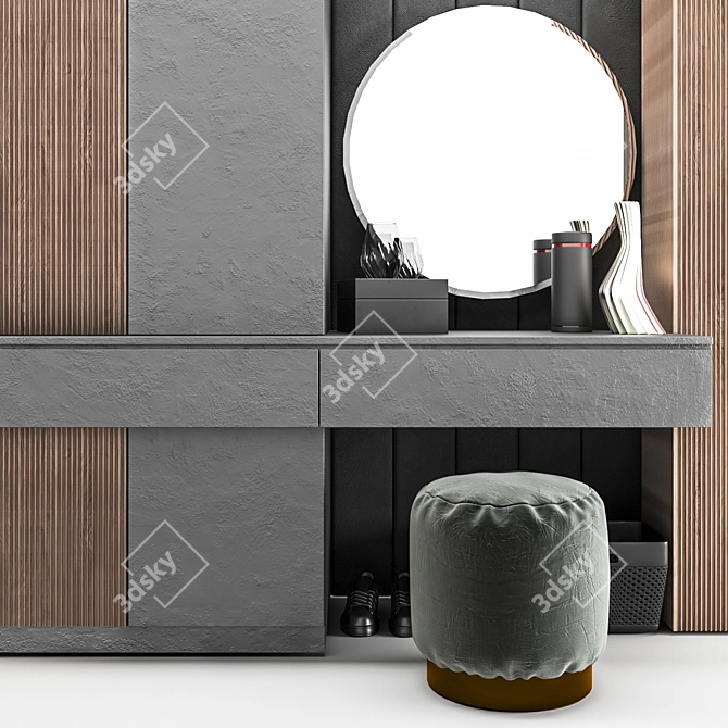 Modern Wardrobe Design 3D model image 3