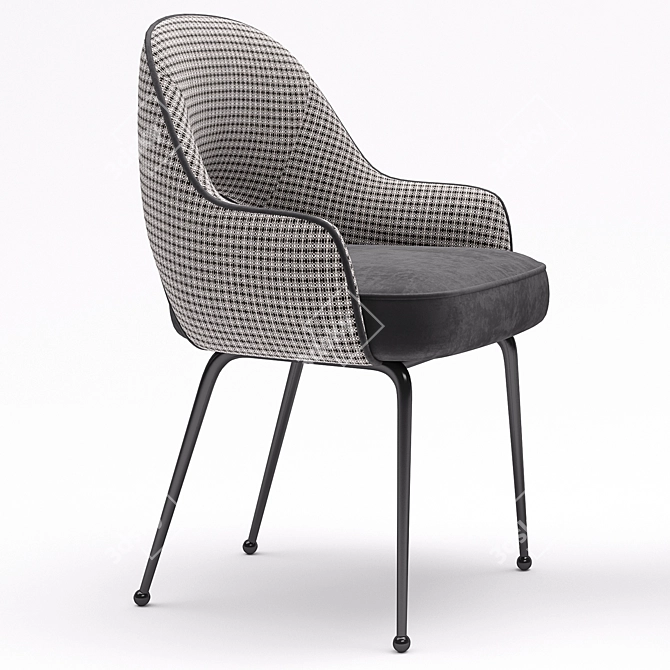 Tosconova Fifty Two Galvanic Chair: Timeless Elegance for Your Space 3D model image 4