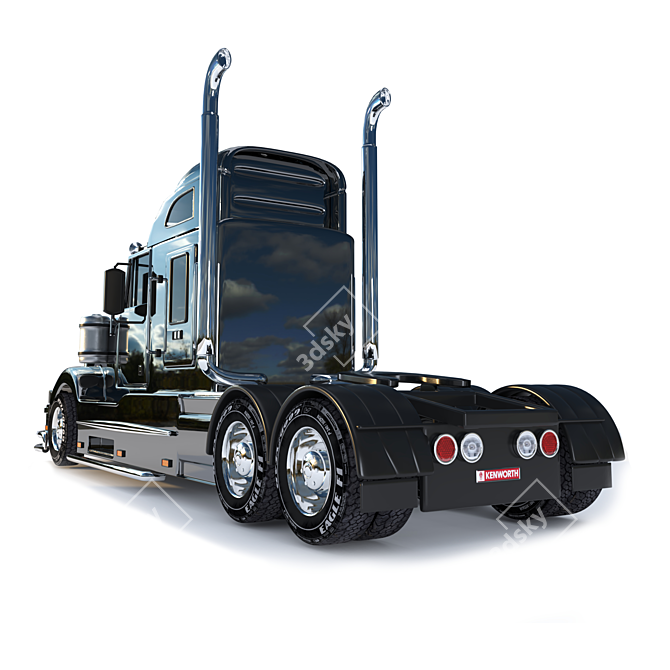 Kenworth 01 - Lights & Plank Unwrapped 3D model image 4