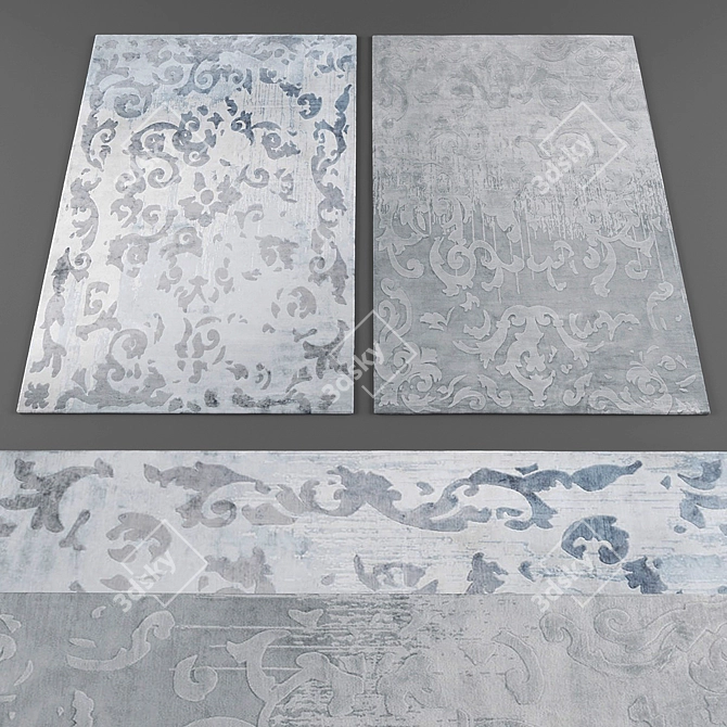 Versatile Rug Collection: A Mix of Timeless & Modern Styles 3D model image 3