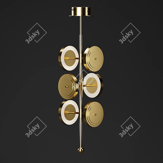 Modern Scandlight Aulu Pendant - Stylish Lighting Solution 3D model image 1