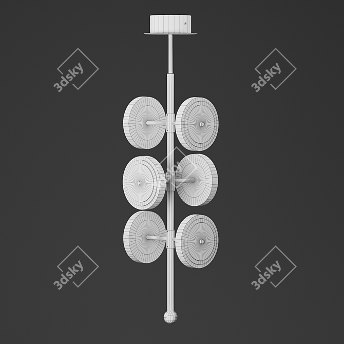 Modern Scandlight Aulu Pendant - Stylish Lighting Solution 3D model image 2