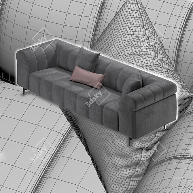 Nautilus Gamma: Ultimate Sofa Comfort 3D model image 3