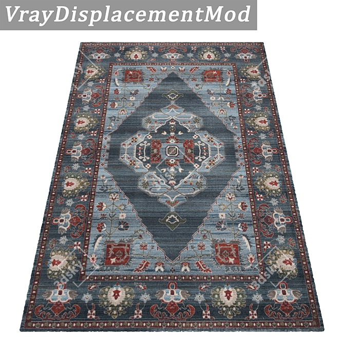 High-Quality Carpet Set 3D model image 3