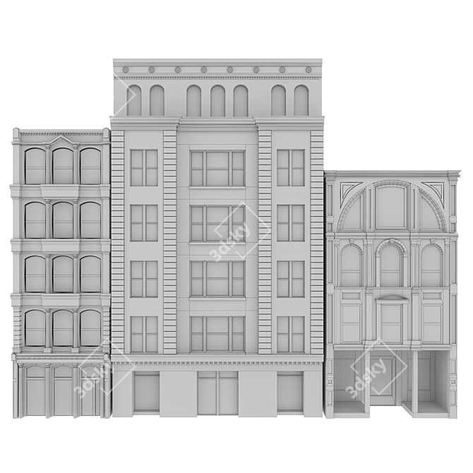 Modular Building Set 3D model image 3