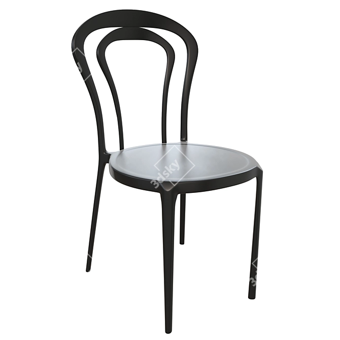 Elegant Caffe Chair - Calligaris 3D model image 2
