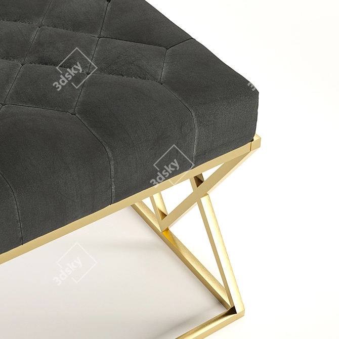 Insignia Bench: Stylish & Versatile 3D model image 2