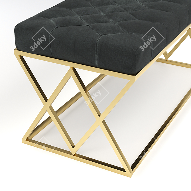 Insignia Bench: Stylish & Versatile 3D model image 8