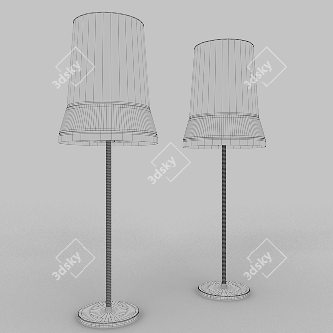 Contardi Audrey Floor Lamp 3D model image 2