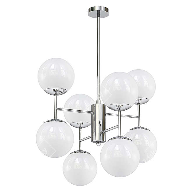 WUNDERLICHT 25310 Chandelier: Stylish and Elegant 3D model image 1