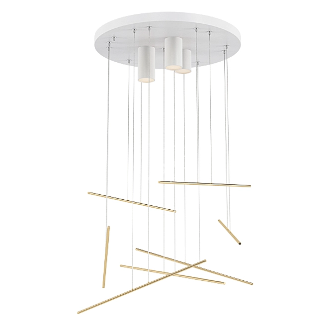 Modern Chandelier Collection 3D model image 3