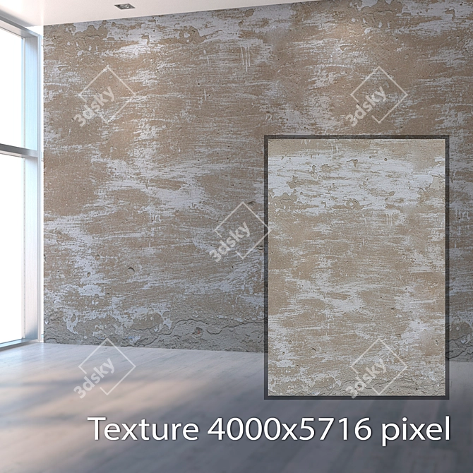 Seamless Stucco Texture for High-Resolution 3D Models 3D model image 2