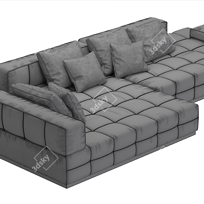 Modern Quadro Sofa | Interia Studio 3D model image 4