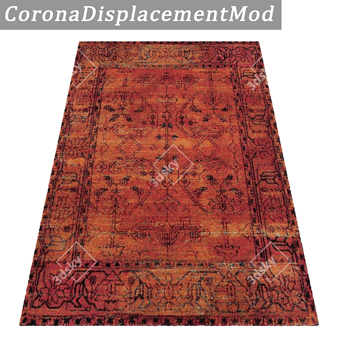 Premium Carpet Set: High-Quality Textures for Versatile Perspectives 3D model image 4