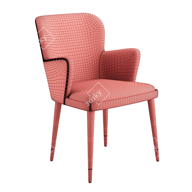 Elegant Idex Chair: Compact and Stylish 3D model image 5