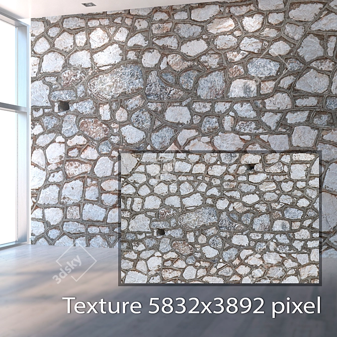 Seamless Masonry Texture Pack 3D model image 2