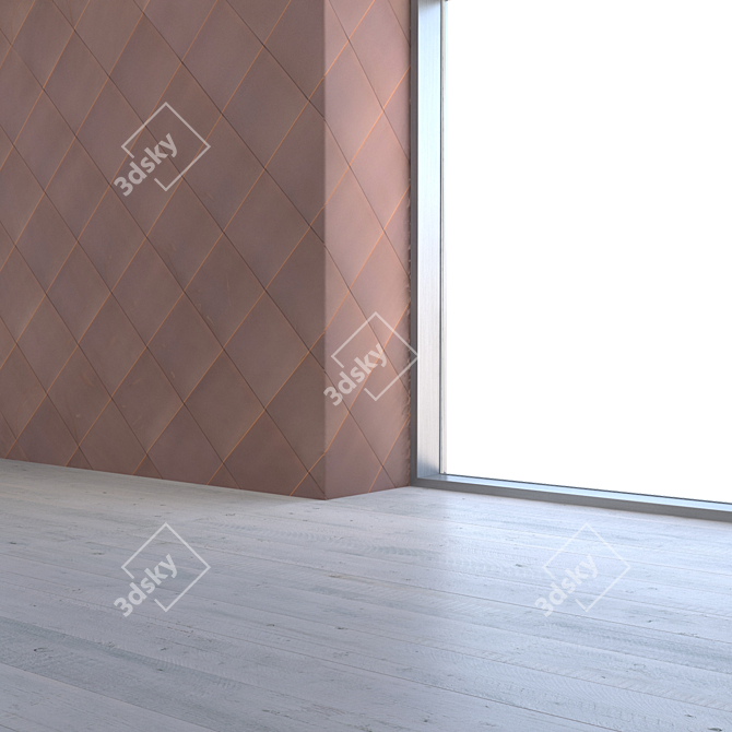 Seamless Copper Texture 3D model image 1