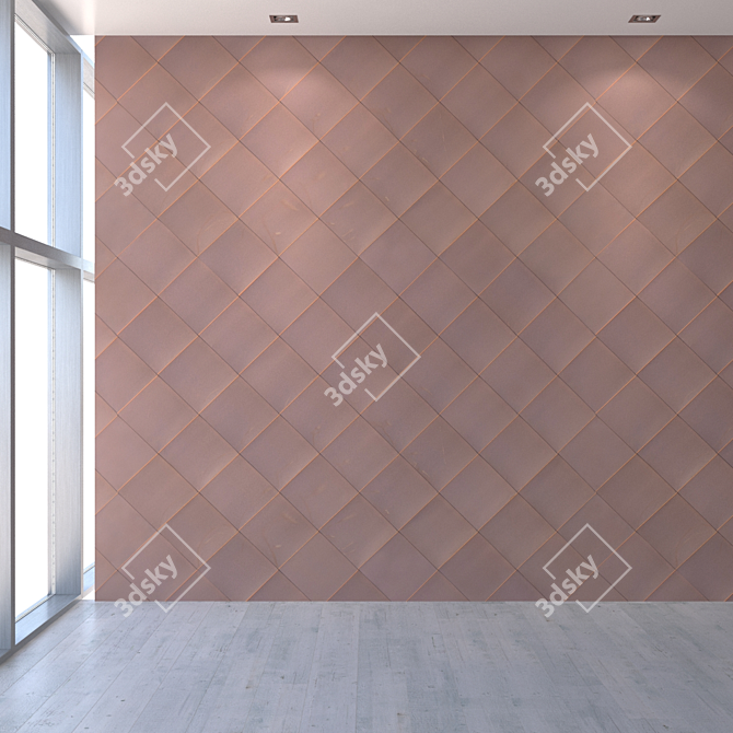 Seamless Copper Texture 3D model image 3