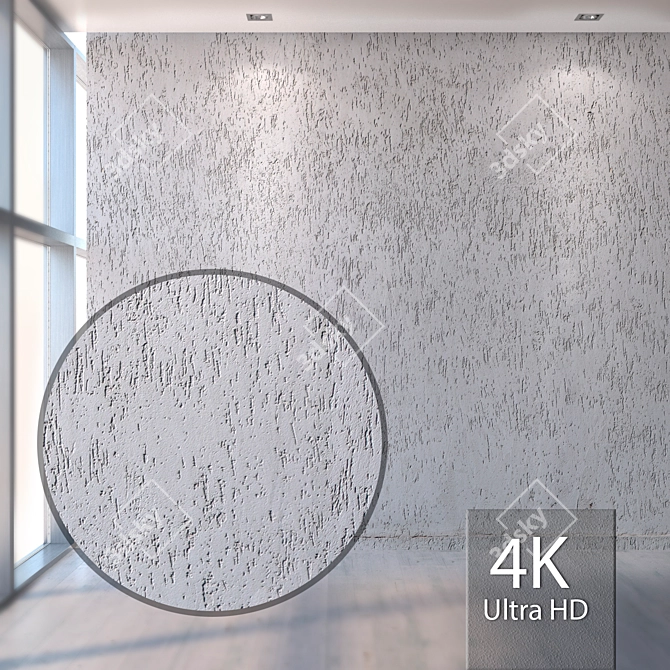 Seamless Stucco Texture Pack 3D model image 1