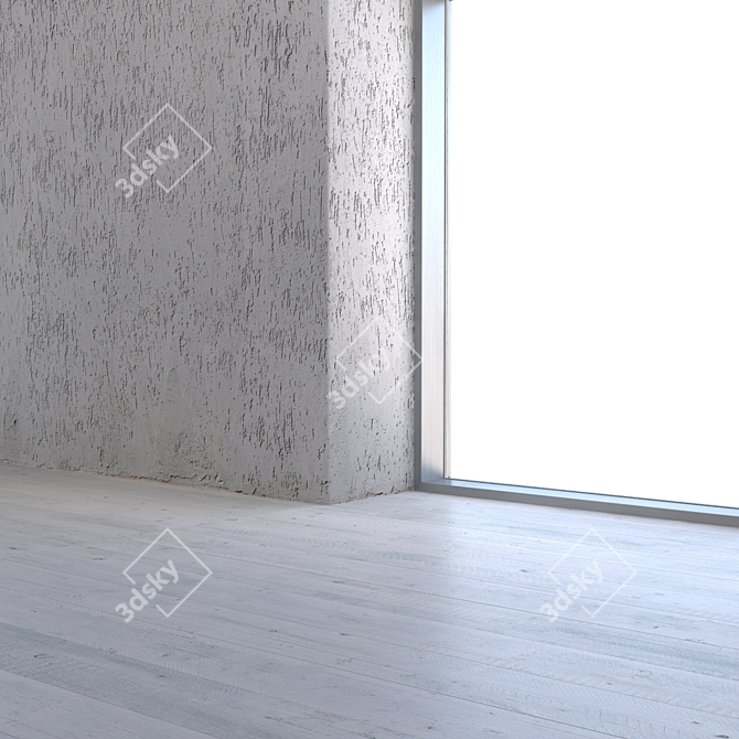 Seamless Stucco Texture Pack 3D model image 3