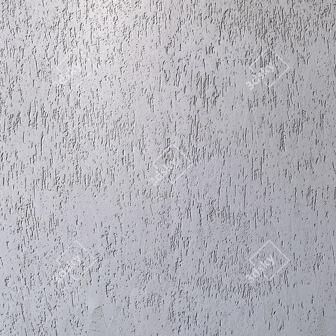 Seamless Stucco Texture Pack 3D model image 4