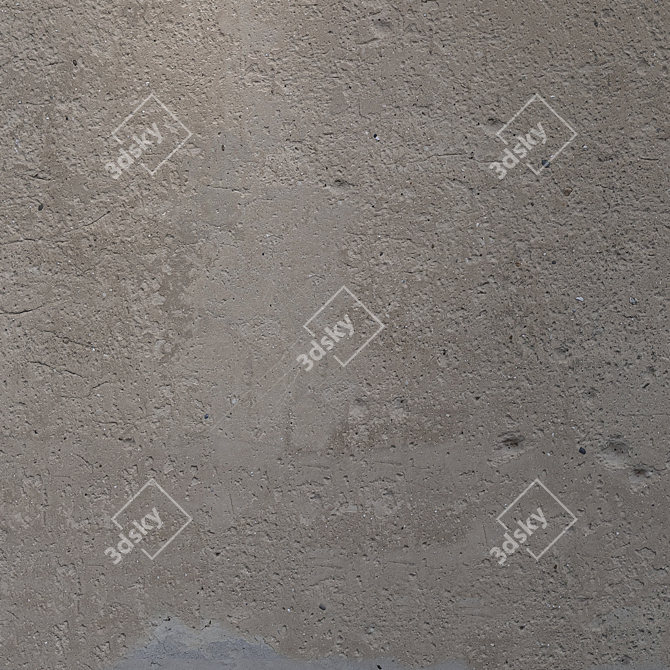 Title: Seamless Concrete Texture Kit 3D model image 5