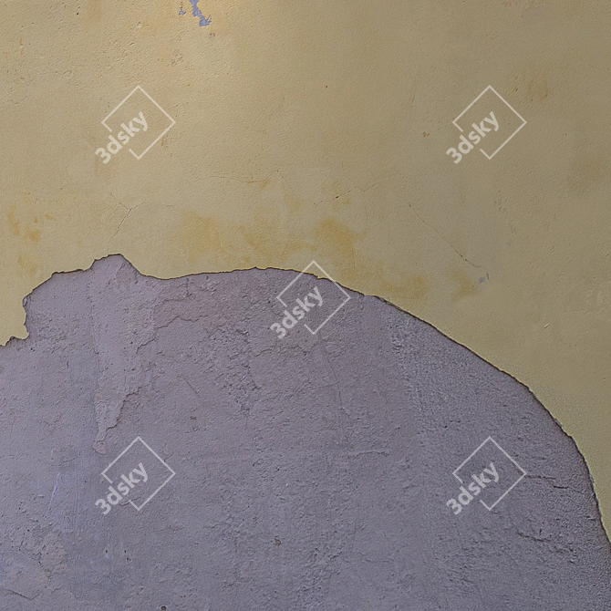 Seamless Stucco Texture Kit 3D model image 4