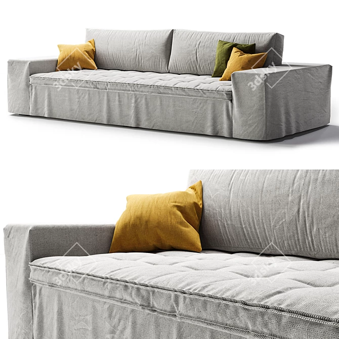 Poliform Airport Sofa 3D model image 1