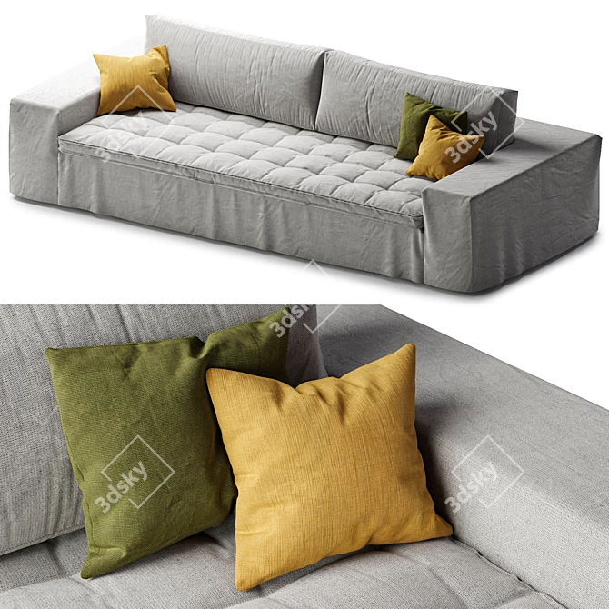 Poliform Airport Sofa 3D model image 2