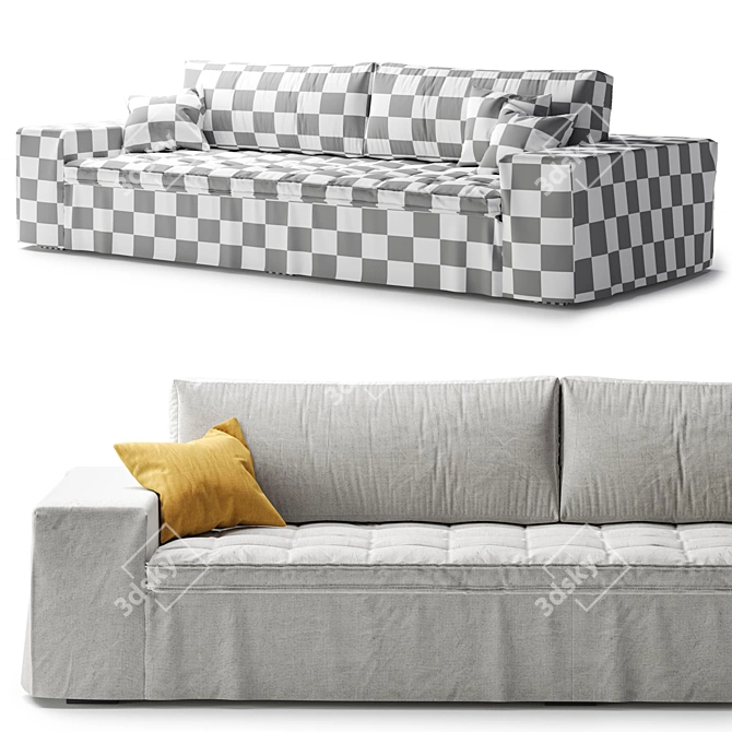 Poliform Airport Sofa 3D model image 3