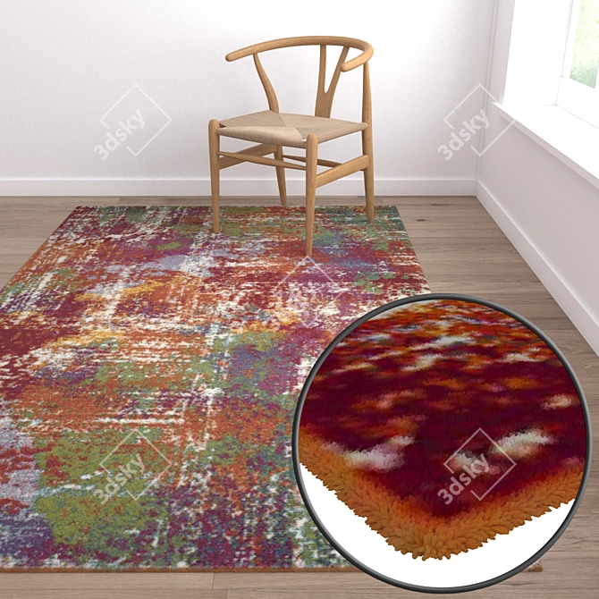 Premium Carpet Set: High-Quality Textures for Stunning Renders 3D model image 5