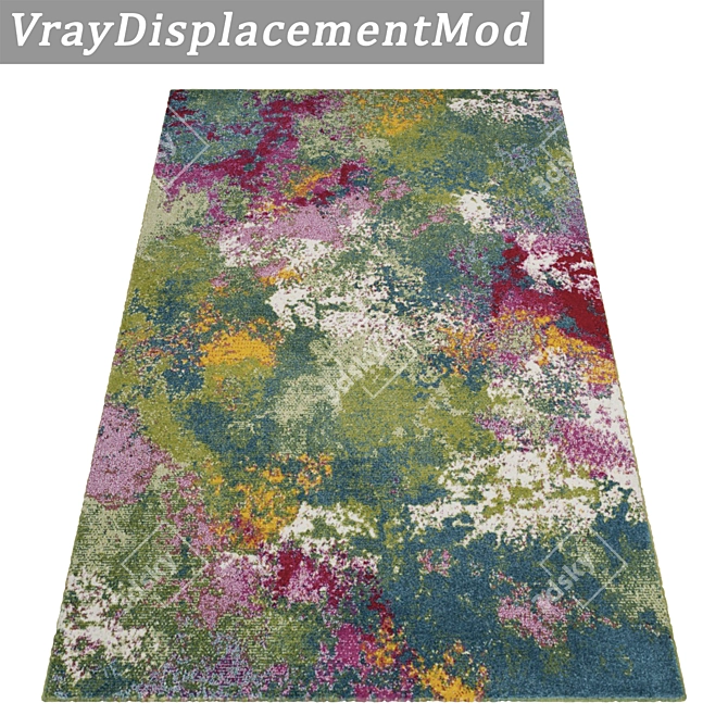 Luxury Carpets Set for High-Quality Renders 3D model image 3