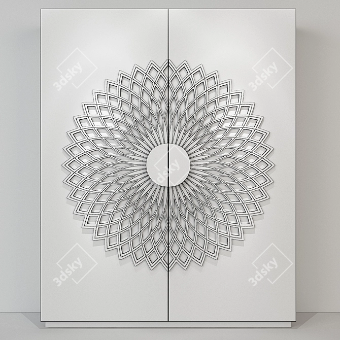 Minimalist Cabinet Furniture 3D model image 3