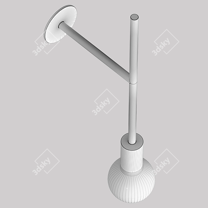 Modern Wall Step Light: Volker Haug Studio 3D model image 2